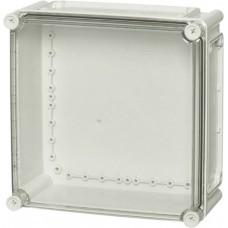 EKOE 180 T ENCLOSURE, Enclosure EK 280x280x180mm Grey / Transparent Polycarbonate IP66 / IP67