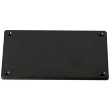 0251, Plastic, Phenolic Cover, Lid 6.270" L x 3.781" W x 0.250" H (159.26mm x 96.04mm x 6.35mm) Black