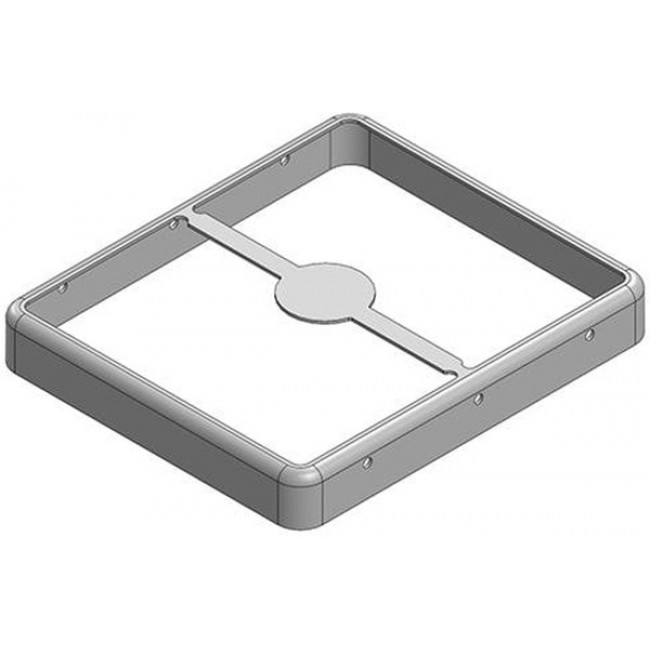 MS402-10F, EMI Gaskets, Sheets, Absorbers & Shielding 40.2 x 34.6 x 5.3mm Two-piece Drawn-Seamless RF Shield/EMI Shield FRAME (CRS)