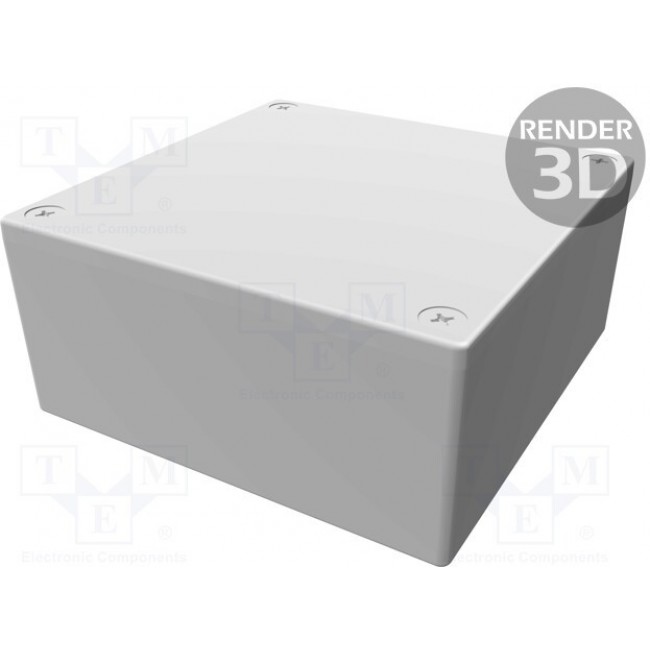 1590WYBK, 1590 Series Die Cast Aluminium Enclosure, IP65, 42 x 92 x 92mm