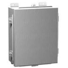 1414N4ALE, Electrical Enclosures NEMA 4 Mild Steel Lift Off Cover 6 x 6 x 4"