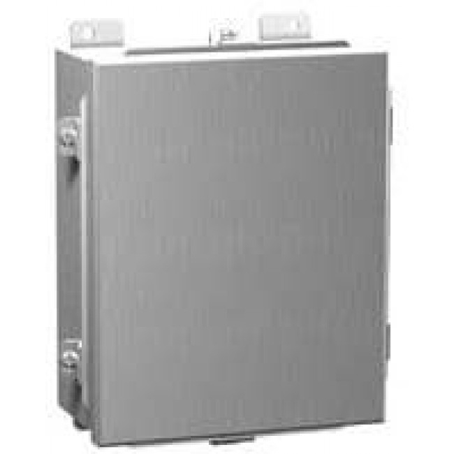 1414N4ALE, Electrical Enclosures NEMA 4 Mild Steel Lift Off Cover 6 x 6 x 4"