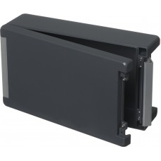 00116334, Bocube Alu Series Graphite Grey Aluminium Enclosure, IP66, IP68, IP69, IK07, IK08, Graphite Grey Lid, 299 x 173 x