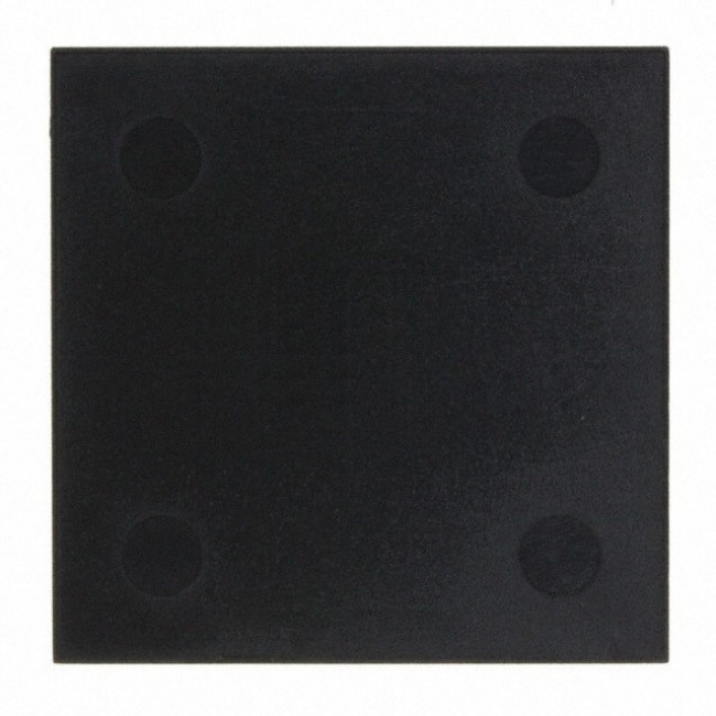 PBC-1563-C, Plastic, ABS Cover, Lid 1.570" L x 1.570" W x 0.055" H (39.88mm x 39.88mm x 1.40mm) Black