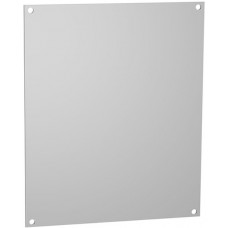 14R0505, Electrical Enclosure Accessories Panel 4.9 x 4.9 - Fits Encl. 6 x 6 - Steel/Wht