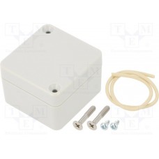 RZ0250, Enclosures, Boxes, & Cases LT GRAY POLYCARB 2.05x 1.97x 1.38 IN
