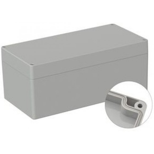 5U240200, Plastic Enclosure 120x240.5x100.5mm Grey Polycarbonate IP66