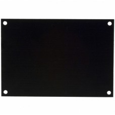 2042, Plastic, Phenolic Cover, Lid 4.000" L x 2.875" W x 0.062" H (101.60mm x 73.03mm x 1.57mm) Black