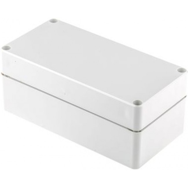 PC 081607 ENCLOSURE, Plastic Enclosure Euronord 160x65x80mm Light Grey Polycarbonate IP66 / IP67