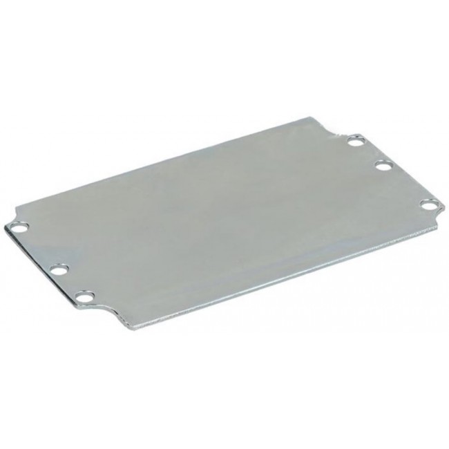 Steel Mounting Plate, 1.5mm H, 87mm W, 89mm L for Use with Aluminium Enclosure