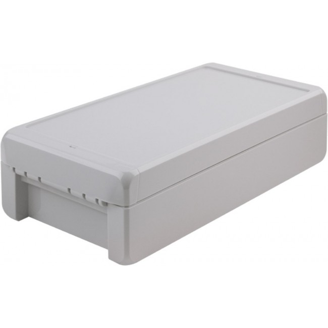 96035225 B 221306 ABS-7035, Bocube Series Light Grey ABS Enclosure, IP66, IP68, Light Grey Lid, 231 x 125 x 60mm