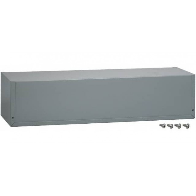 1411Z, Enclosures, Boxes, & Cases Utility Enclosure - 17 x 5.0 x 4.0" - Aluminum Gray