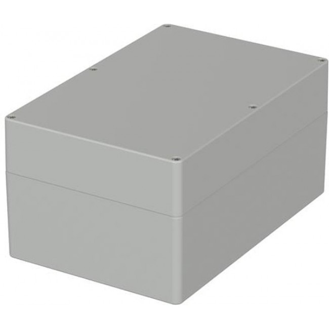 03243000, Euromas Series Grey ABS Enclosure, IP66, Flanged, Grey Lid, 240 x 160 x 120mm