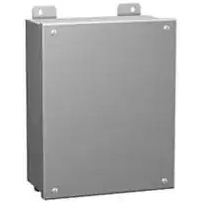 1414SCM6, Electrical Enclosures NEMA 12 Mild Steel Lift Off Cover w/ Screws 14 x 12 x 6"