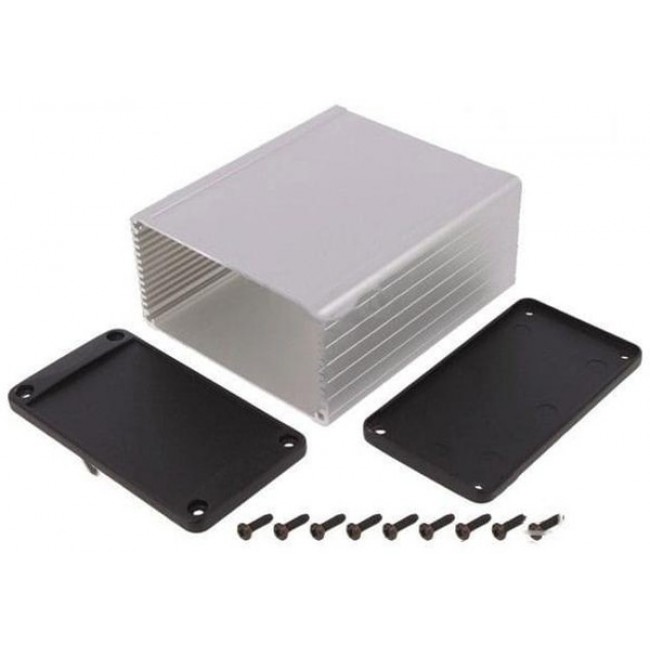 1457N1201, 1457 Series Aluminium Enclosure, IP65, 4.73 x 4.09 x 2.15in