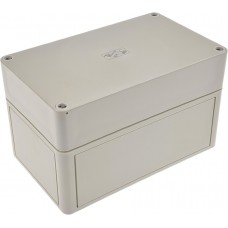 11090601, TK Series Grey Polystyrene Enclosure, IP66, Grey Lid, 180 x 110 x 111mm