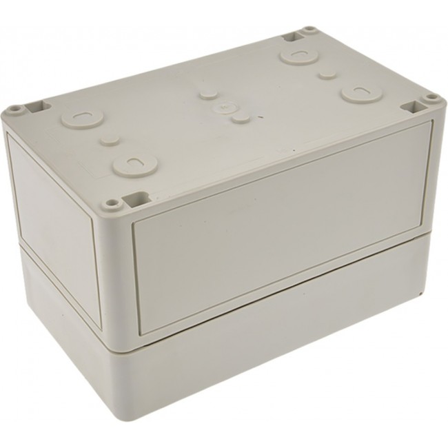 11090601, TK Series Grey Polystyrene Enclosure, IP66, Grey Lid, 180 x 110 x 111mm