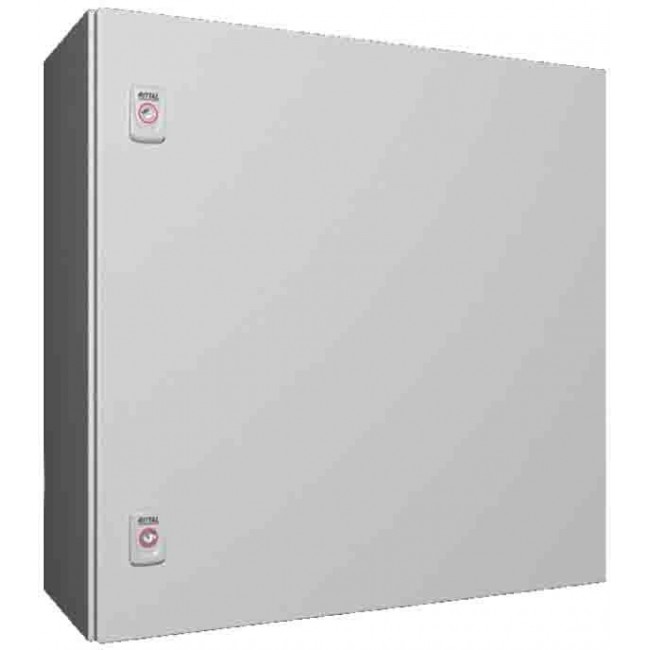 1054000, AX Series RAL7035 Sheet Steel Enclosure, IP66, IK10, Grey Lid, 600 x 600 x 250mm