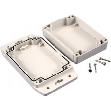 1555F2F17GY, Enclosures, Boxes, & Cases Watertight/Polycarb. 4.7x3.6x1.5" Flanged