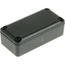 RX2KL04/S-5, Black ABS Potting Box With Lid, 42 x 21 x 15mm