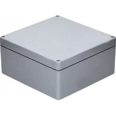 Grey PET Enclosure, IP66, Grey Lid, 160 x 160 x 90mm