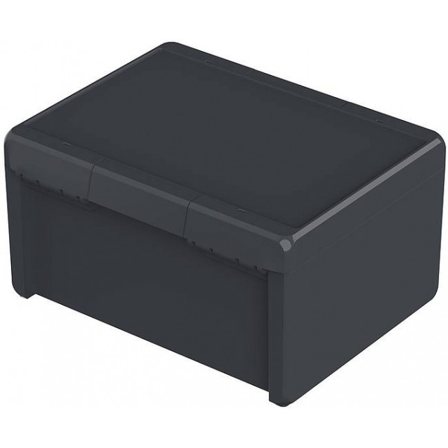 96018574, Bocube Series Graphite Grey Polycarbonate V0 Enclosure, IP66, IP68, IK07, Graphite Grey Lid, 160 x 300 x 239mm