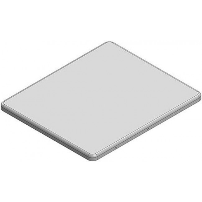 MS595-10C, RF Shield Cover 2.008" (51.00mm) X 2.366" (60.10mm) Non-Vented Snap Fit