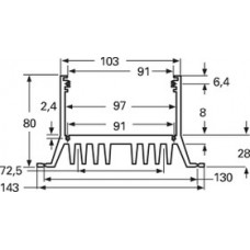 Aluminium-heat dissipation cases, 10067248