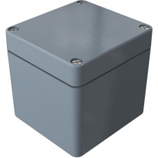 02080808, Polyester Standard Series Grey Glass Fibre Reinforced Polyester Enclosure, IP66, IK08, Grey Lid, 80 x 75 x 75.5mm