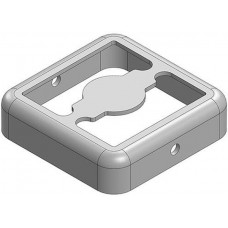 MS110-10F, EMI Gaskets, Sheets, Absorbers & Shielding 11 x 11 x 2.8mm Two-piece Drawn-Seamless RF Shield/EMI Shield FRAME (CRS)