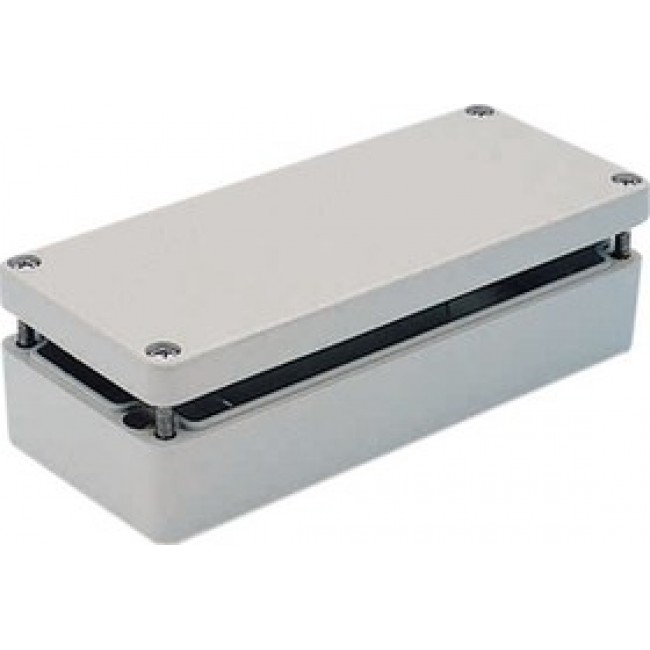 AK 82, Metal Enclosure aluKOM 125x80x57mm Die-Cast Aluminium Pebble Grey IP66