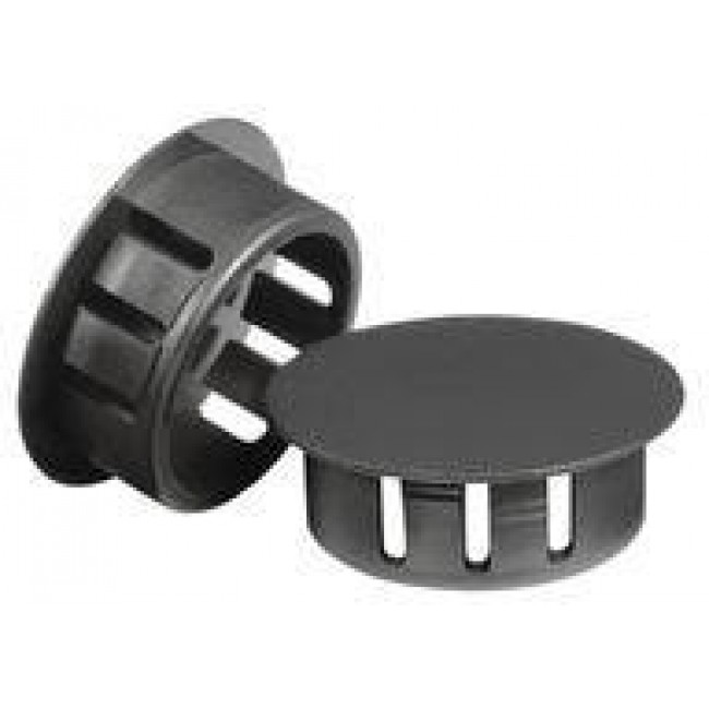 62MP0562, Hole Plug 0.562" (14.27mm) 9/16" Nylon Black