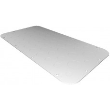 2577100, SZ Series RAL 7035 Steel Gland Plate, 436mm W for Use with AX