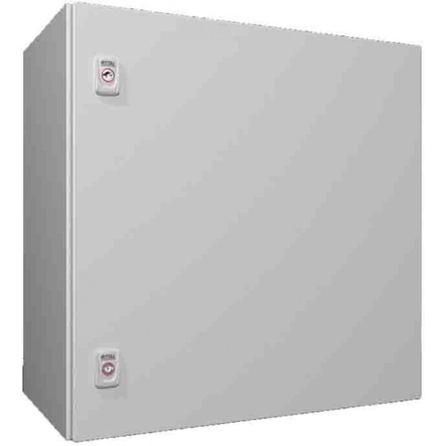 1360000, AX Series RAL7035 Sheet Steel Enclosure, IP66, IK10, Grey Lid, 600 x 600 x 350mm