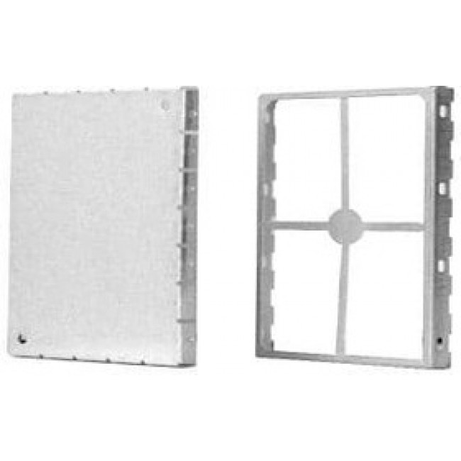 BMI-S-209-F, EMI Shielding Gasket, 29.36 mm x 18.5 mm x 7 mm, SMT 2 Piece Series, Corrosion-Resistant Steel