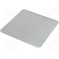 Mounting plate, galvanized steel, (W x H) 550 x 550 mm, silver, NSYMM66