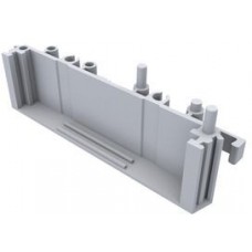 CIME/M/SEF2250S, DIN Rail Support End Section with Foot, Mini, 22.6x82x28.6mm, Grey, Polyamide, IP20