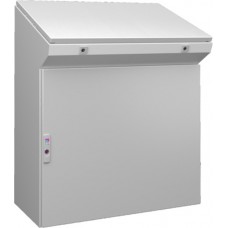 6748600, TP Series Sheet Steel Single-Door-Door Floor Standing Enclosure, Opaque Door, IP55, 975 x 800 x 400mm