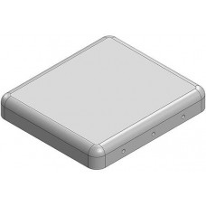 MS260-10C, RF Shield Cover 0.929" (23.60mm) X 1.047" (26.60mm) Non-Vented Snap Fit