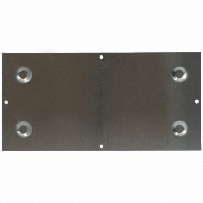 BPA-1591, Metal, Aluminum Plate 9.812" L x 4.812" W x 0.156" H (249.22mm x 122.22mm x 3.96mm) Natural