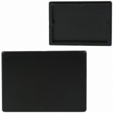 PBC-1558-C, Plastic, ABS Cover, Lid 2.000" L x 1.500" W x 0.163" H (50.80mm x 38.10mm x 4.14mm) Black