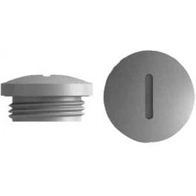 HPP13 SL080, Hole Plug 0.803" (20.40mm) Polyamide 6 Gray