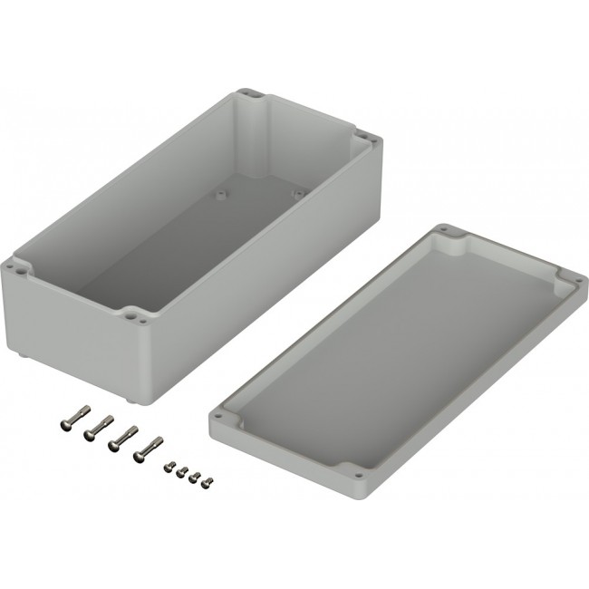 02244000, Euromas Series Polycarbonate General Purpose Enclosure, IP66, 340 x 150 x 100mm