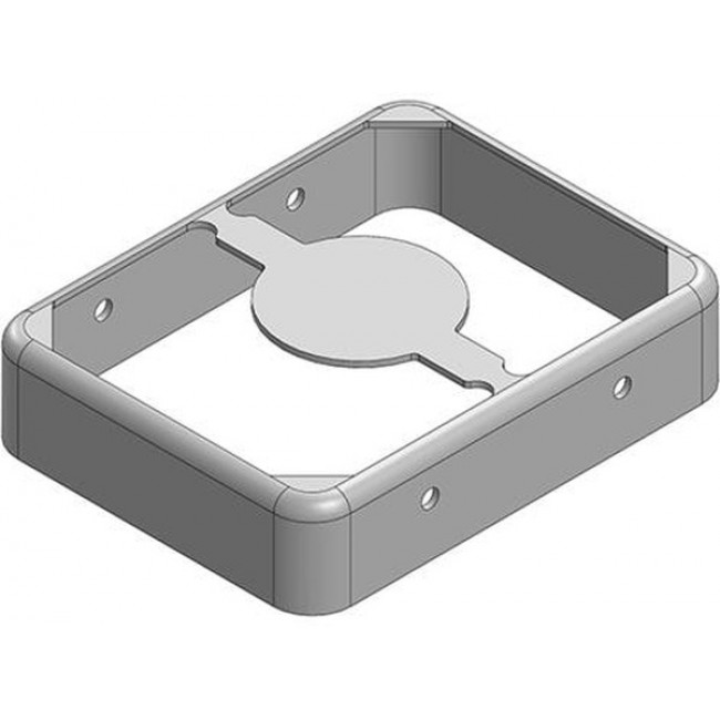 MS223-10F, EMI Gaskets, Sheets, Absorbers & Shielding 22.3 x 17.3 x 3.3mm Two-piece Drawn-Seamless RF Shield/EMI Shield FRAME (CRS)