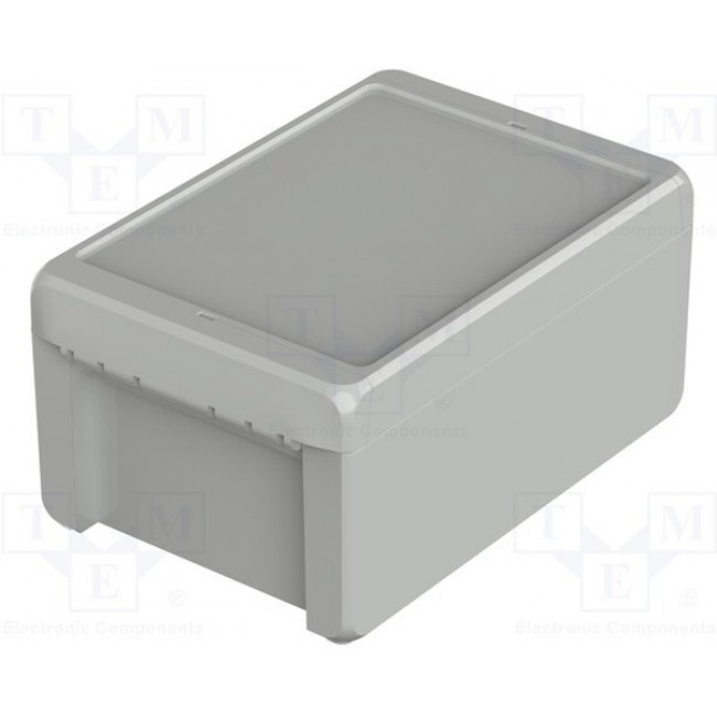 B 181309 ABS 7035, Enclosure: multipurpose; X: 125mm; Y: 191mm; Z: 90mm; BOCUBE; ABS