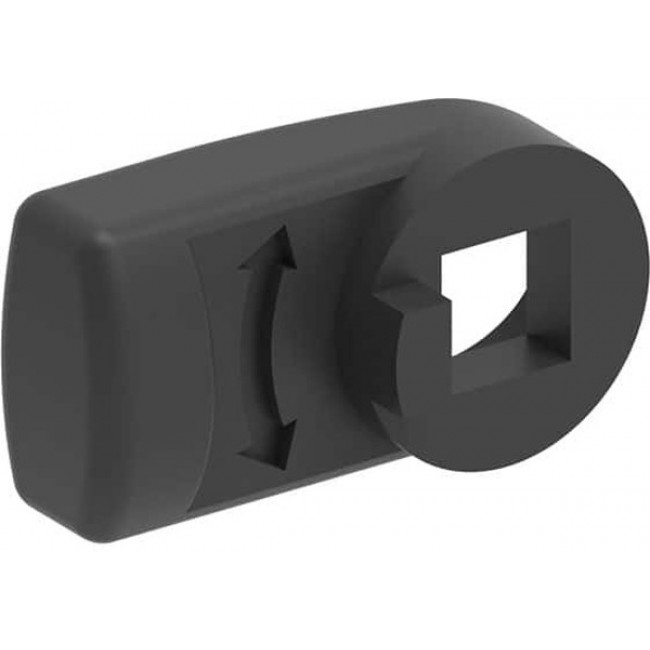 30402011, Cam With Stopper 0.000" (0.00mm) Cam Height 0.984" (25.00mm) Cam Length Plastic