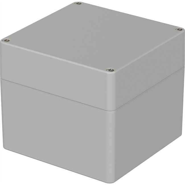 3228000 T 228, Euromas Series Grey ABS Enclosure, IP66, Flanged, Grey Lid, 122 x 120 x 105mm