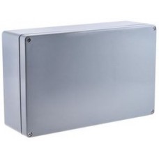 9188869, Plastic Enclosure 400x250x120mm Grey Glass Fibre Polyester IP66