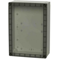 PC 200/88 XHT ENCLOSURE, Grey Polycarbonate Enclosure, IP66, IP67, IK08, Smoked Grey Lid, 255 x 180 x 88mm