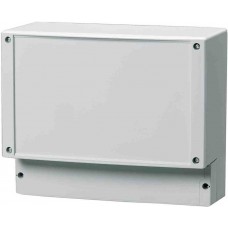 PC 25/22-FC3 ENCLOSURE, Grey Polycarbonate Enclosure, IP65, Transparent Lid, 280 x 219 x 135mm